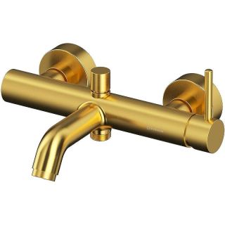 Смеситель для ванны и душа WHITECROSS Y1230GLB Брашированное золото